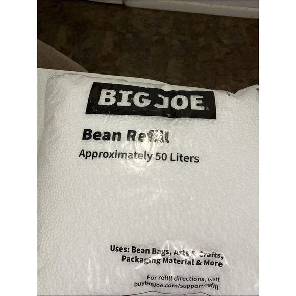 Big Joe Bean Refill Polystyrene Beans for Bean Bags or Crafts 50 Liters - Picture 3 of 4